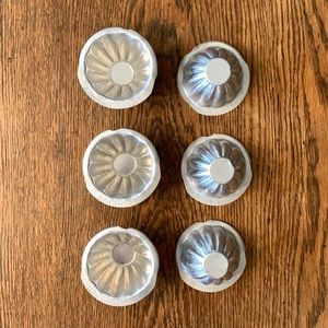 Vintage Aluminum Jello Molds, 6